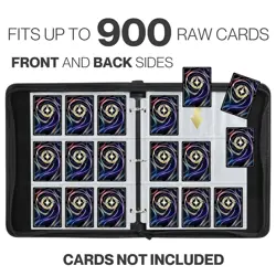 Lorcana Binder 9 Pocket, Large Lorcana Trading Card Binder with 50 Lorcana Ca... - Image 4