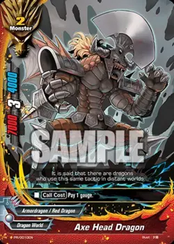 Axe Head Dragon - PR/0010EN - PR Near Mint Buddy Fight Future Card Buddy Fight P - Image 1