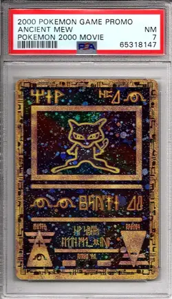 PSA 7 Ancient Mew Promo Card Pokemon Movie 2000 - Image 1