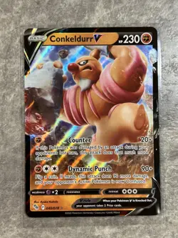 Conkeldurr V 040/078 Pokemon TCG Pokemon GO Holo Rare Card (Near Mint) NM - Image 1