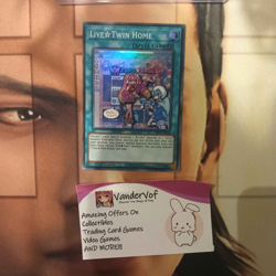 Live Twin Home - 1st Edition Super Rare YuGiOh Trading Card Spell TCG GEIM-EN018 - Image 1
