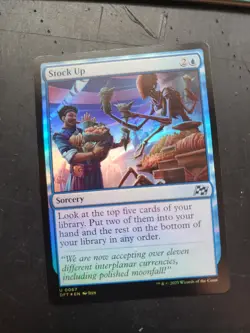 MTG Stock Up FOIL 0067 DFT - Image 1