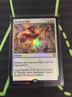 MTG Magic The Gathering Wrath Of God Foil CMM Rare White Sorcery Commander - Image 1