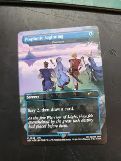 MTG *Preordain (Prophetic Beginning) X1* (NM) Store Champ Promo Final Fantasy - Image 1