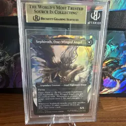 BGS Pristine 10 Sephiroth, Fabled SOLDIER 317 Foil MTG Final Fantasy Alt Art - Image 2