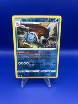 Blastoise Reverse Holo 17/78 - Pokemon Go Pokemon TCG - Image 1