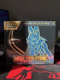 Pokemon TCG: Mega Evolution Elite Trainer Box ETB Lucario – Factory Sealed / NEW - Image 1