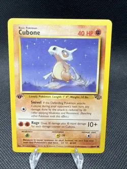 Pokemon Jungle 1st Edition Cubone 50/64 - Image 1