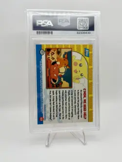 C'mon, We Need Help 1999 Topps Pokemon Movie Edition Pikachu's Vacation 53 PSA 8 - Image 2