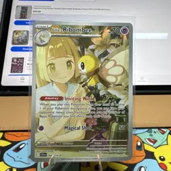 Pokemon Lillie's Ribombee 164/159 Journey Together Illustration Rare Holo 70 HP - Image 1