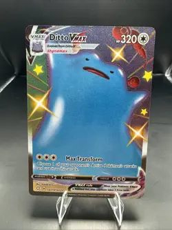Pokemon Ditto VMAX Holo Shiny Holo Rare Shining Fates: Shiny Vault SV119/SV122 - Image 1
