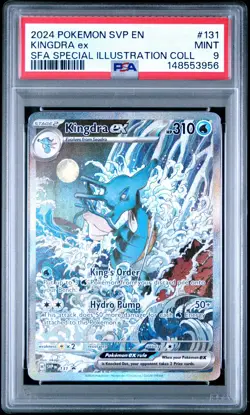 2024 POKEMON SVP EN KINGDRA EX SFA SPECIAL ILLUSTRATION #131 PSA 9 MINT📈 - Image 1