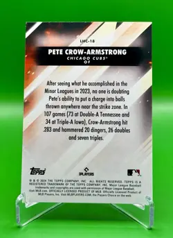 2024 Topps Update Series Baseball Pete Crow-Armstrong Let Him Cook Black/299 RC - Image 2