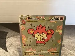 Pokemon Crown Zenith Simisear VSTAR GG37/GG70 Alternate Art - Image 2