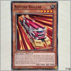 Ruffian Railcar - NECH-EN090 - Common 1st Edition Yugioh - Image 1