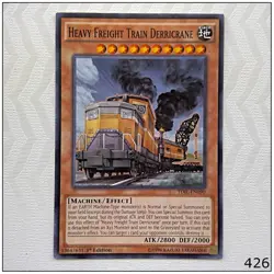 Heavy Freight Train Derricrane - TDIL-EN090 - Common 1st Edition Yugioh - Image 1