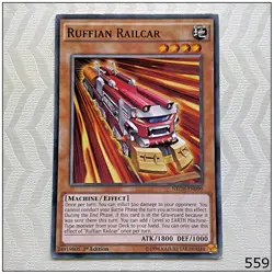 Ruffian Railcar - NECH-EN090 - Common 1st Edition Yugioh - Image 1