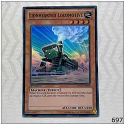 Lionhearted Locomotive - DRLG-EN036 - Super Rare 1st Edition Yugioh - Image 1
