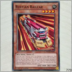 Ruffian Railcar - NECH-EN090 - Common 1st Edition Yugioh - Image 1