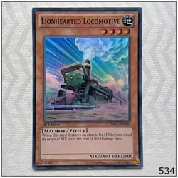 Lionhearted Locomotive - DRLG-EN036 - Super Rare 1st Edition Yugioh - Image 1