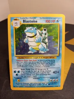 Blastoise 2/102 Holo Rare Unlimited Base Set Pokemon TCG Card - Image 1