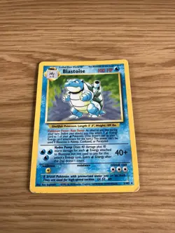Pokemon TCG Blastoise Holo Card Base Set 2/102 LP-/MP+ - Image 1