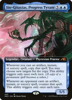 Jin-Gitaxias, Progress Tyrant (#445) - Extended Ar Kamigawa: Neon Dynasty NM MTG - Image 1