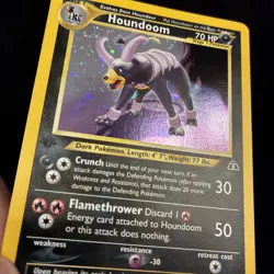 Pokemon TCG Houndoom Neo Discovery Holo Card 4/75 1st Edition - Image 4