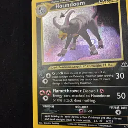 Pokemon TCG Houndoom Neo Discovery Holo Card 4/75 1st Edition - Image 5