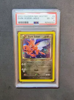 Dark Scizor 9/105 2002 Holo Swirl - PSA 6 - Neo Destiny Set - Pokemon Card - Image 1