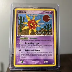 Pokemon Solrock EX Deoxys 47/107 Reverse Holo Stamped Card - Image 5