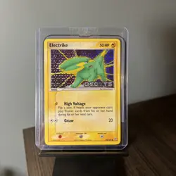 Pokemon Card - Electrike Deoxys 59/107 Reverse Holo Stamped - Image 1