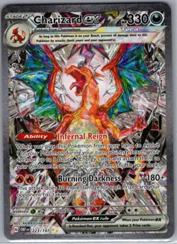 Charizard ex 223/197 SIR SV03: Obsidian Flames - Pokemon Card - NM - Image 1