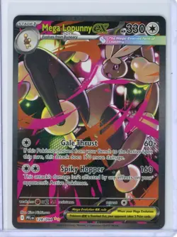 ENGLISH Mega Lopunny EX SIR 128/094 Phantasmal Flames NEAR MINT Pokemon Card - Image 1