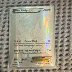 Dialga EX 122/119 SECRET RARE Holo Metal Pokemon TCG Card English Basic 180 HP - Image 1
