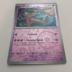 Deoxys 74/182 Reverse Holo Pokemon TCG Paradox Rift Card Lp Rare - Image 1