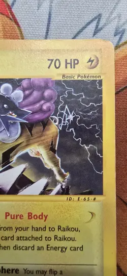Raikou - 28/144 - Pokemon TCG Skyridge Rare Card e-reader LP - Image 4