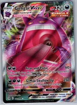 Gengar VMAX 157/264 SWSH08: Fusion Strike - Pokemon Card - NM - Image 1