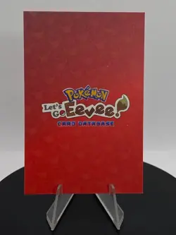 Eevee Vulpix Poncho Let’s Go Eevee Card Database Gold Cracked Holo Pokemon - Image 5
