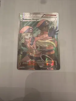 Pokemon Ranger 113/114 Steam Siege Set FULL ART Pokemon Card NM - Image 1