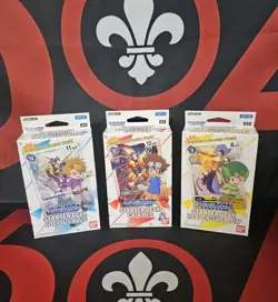 Digimon Card Game Starter Decks Heaven’s ST-1,2,3 Sealed Lot Of 3 Decks - Image 1