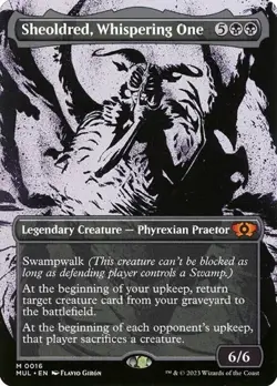 Sheoldred, Whispering One - Extended Art Showcase MUL NM MTG - Image 1