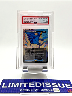 2025 MTG FINAL FANTASY COLORFUL CHOCOBOS-NEON INK BLUE TRAVELING CHOCOBO PSA 10 - Image 1