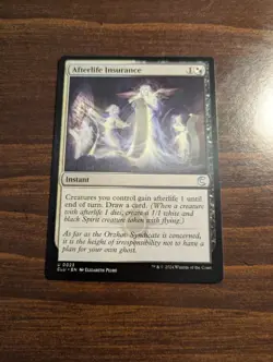 1x NM Afterlife Insurance MTG Ravnica: Clue Edition Magic: the Gathering - Image 1