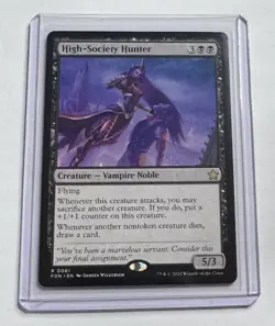 High-Society Hunter #61 Foundations Rare Creature MTG NM/M - Image 1