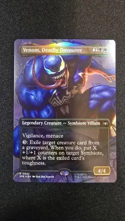 Venom, Deadly Devourer (Borderless Foil) Marvel's Spider-Man: Eternal 22 NM - Image 1