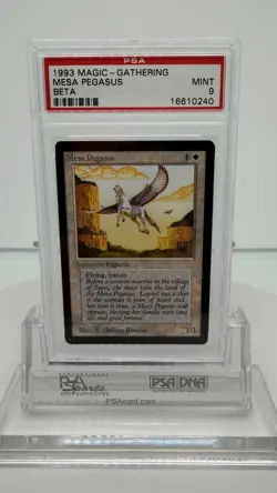 1993 Magic: The Gathering - Beta MESA PEGASUS PSA 9 MINT - MTG - Image 1