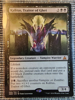 Kalitas, Traitor of Ghet #86 (NM) Oath of the Gatewatch OGW Magic MTG - Image 1