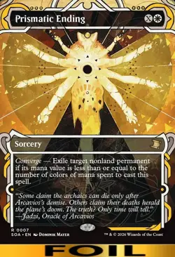 Prismatic Ending * FOIL * #07 - Secrets of Strixhaven: Mystical Archive - NM MTG - Image 1