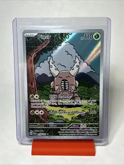 Pokemon TCG Pinsir Illustration Rare Card 168/167 Twilight Masquerade - Image 1